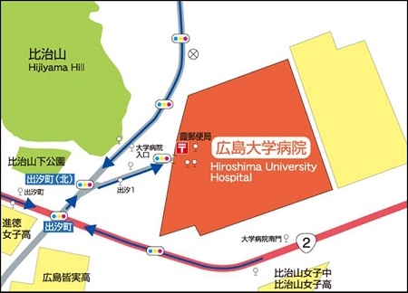 病院周辺地図